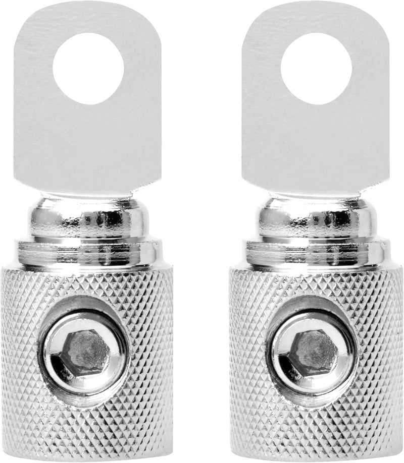Conext Link RT0N-2 Set Screw Ring Terminal 2 Pack (1/0 Gauge, Nickel) - Image 1